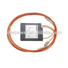 China fornecedor de cassete tipo FBT MM 62.5 / 125 1 * 2 divisor óptico para 1,5 m com conector st cc lc fc